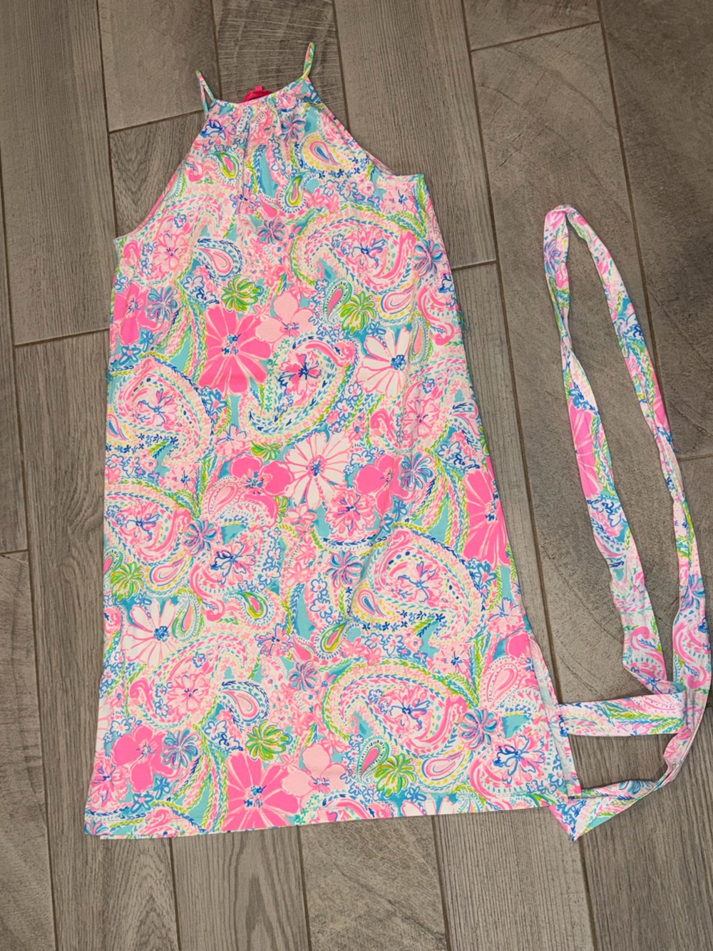 NWT Lilly Pulitzer Mabry Midi Dress Flock Full Of Fun M - Picture 2 of 3
